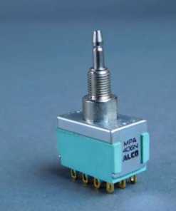 Alternative view of *Lot of 9* TE Connectivity MPA406N Pushbutton On-Off Switch ALCO