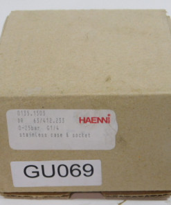 Alternative view of Haenni Gauge DR 63/412.233 0-25 Bar Stainless Steel Back Connection