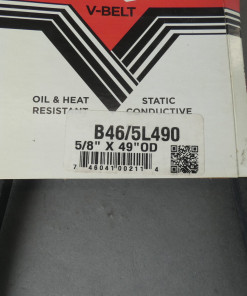 Alternative view of Jason V-Belt B46/5L490 5/8" x 49" OD