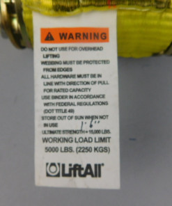 Alternative view of Lift-All Load Hauler Ratchet Strap 1'6"