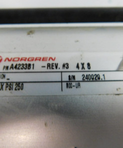 Alternative view of Norgren A4233B1 Actuator 4" x  8" 250PSI MAX