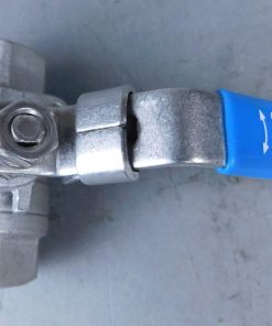 Alternative view of RuB 132D41 Stainless Steel 1/2" Valve W/ Lock-out Handle 2000 PSI