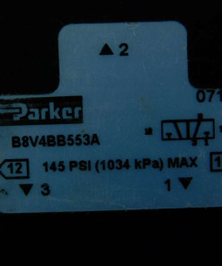 Alternative view of Parker B8V4BB553A Solenoid Valve