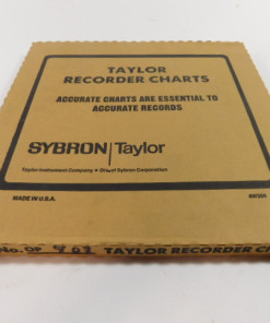 Alternative view of Taylor Recorder Charts 407 Sybron