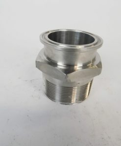 2" Sanitary X Thread SS Connector