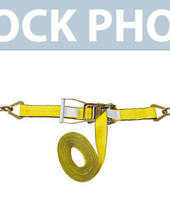 Wrecker Straps 2" X 30' CHAIN ANCHOR 10K POLY TIEDOWN W/RATCHET